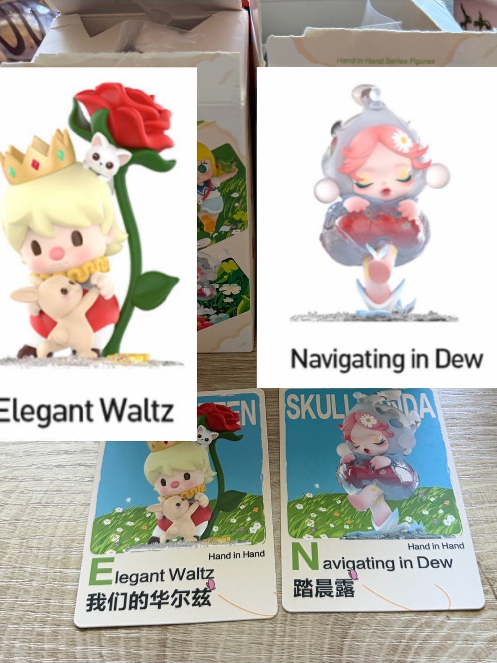 Pop Mart Sweet Bean Skullpanda Hand In Hand Blind Box Figurine Set